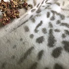 100% Polyester Printed Rabbit Soft Faux Fur Fabric