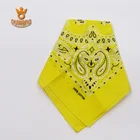 Factory Wholesale Printed Custom Cheap Cotton Handkerchiefs Making Fabric Bandana For Women