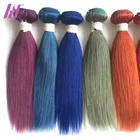 Cuticle Aligned indian industries natural wave extensions colored hair weave