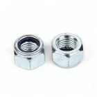 Nuts Hexagon Nylon Insert Lock Nuts Fine-pitch DIN 985 Hexagon Nylon Insert Lock Nuts Nylon Nuts