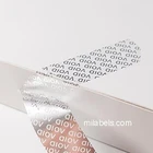 Silver Foil Bright VOID Tamper Evident Security Label Seal Sticker, 1 X 0.375 Inch