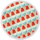 China factory custom printing hot sell lovely summer ice bars reactive printed large round custom beach towel on sale