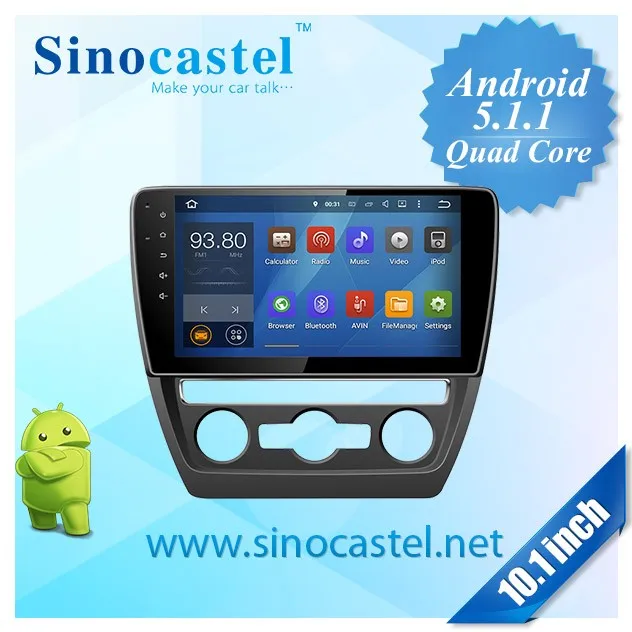 10.1 inch HD touch screen Android car audio for 3G Wifi ROM 16GB Bluetooth Car DVD player for VW