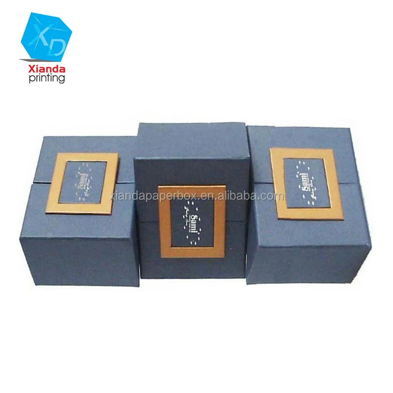 elegant two side open design watch gift packaging box with logo