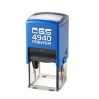 Free sample Round 40mm Factory office use Self inking plastic ink stamp