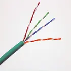 Direct Buy China Bottom Prices UTP Cat.5e Cable PVC Jacket With Colored Aluminum Wire