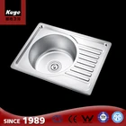 Single Bowl Stainless Steel Sink Kitchen Under Countertop Wash Basin