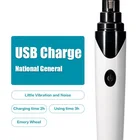 USB Charge Rechargeable Nail Trimming Clippers Pet Nail Grooming Tool for Dog Cat