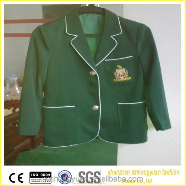 yellow and green school uniform