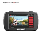 Marubox M600R DVR Radar Detector GPS 3 in 1 HD1296P 170 Degree Angle Russian Language Video Recorder Car DVR