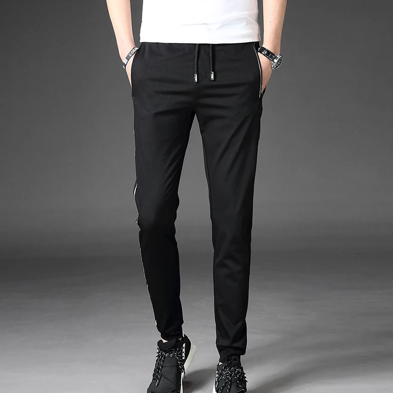 single stripe track pants