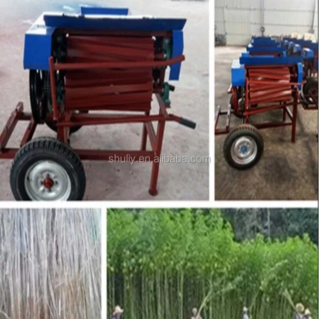 automatic kenaf decorticator machine automatic hemp flax strip