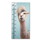 Prints with Hand Touch Canvas Painting Llama Alpaca Canvas Growth Chart Art for Baby Room