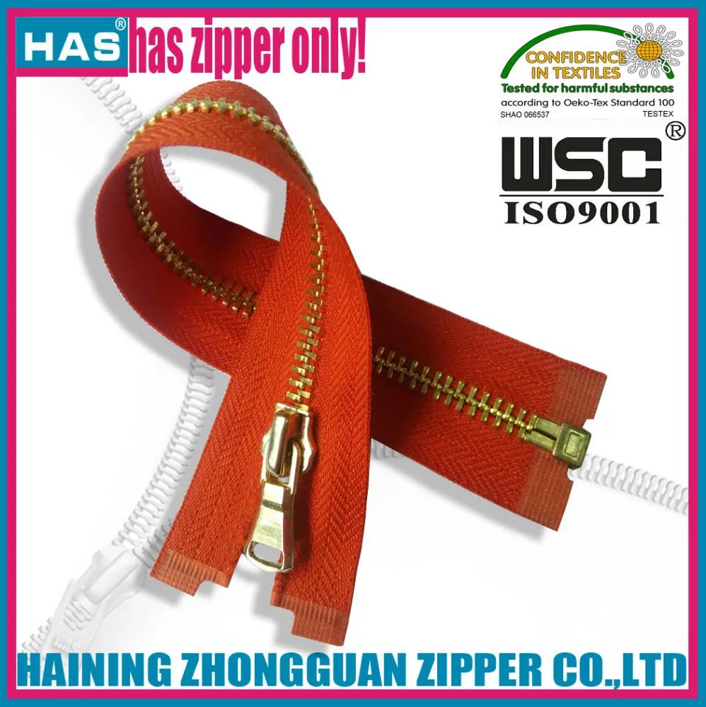 about the front stopper of zipper we use forming granule