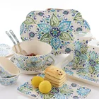 2018 Joyhome Wholesale unbreakable bamboo fiber custom made dinnerware sets