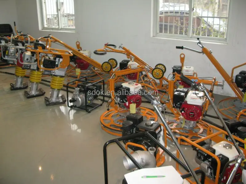 2015 Factory supply aluminum concrete floor vibrator truss screed automatic floor 3-9 heads cleaning machine with high quality