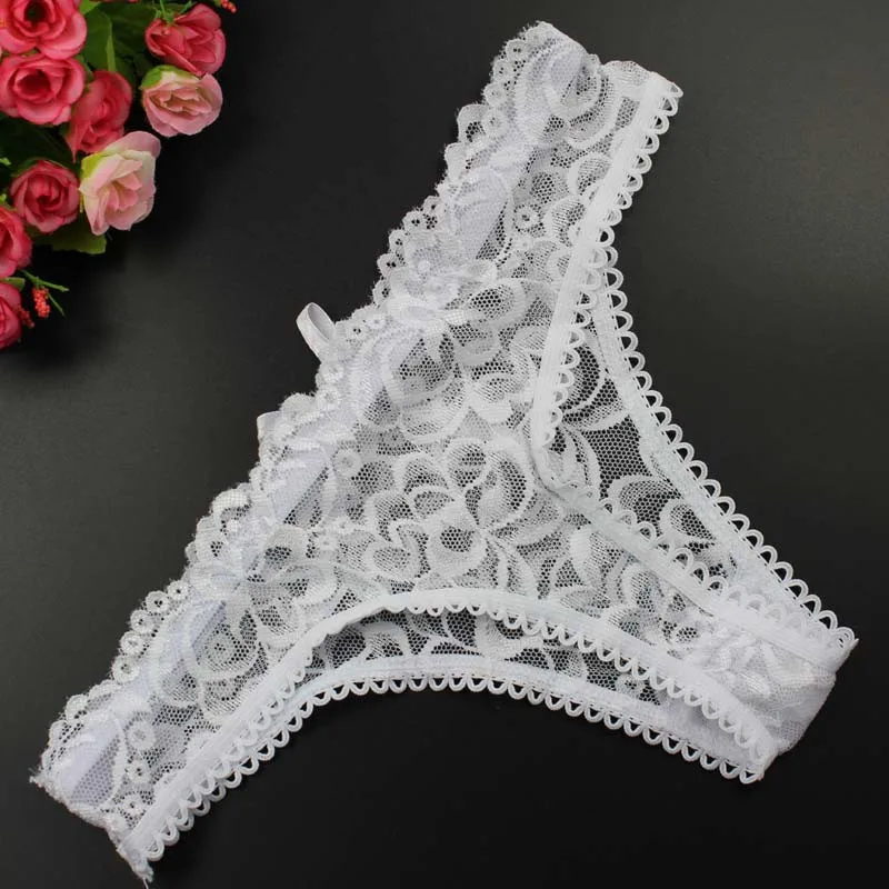 Stock Fashion Intimates Briefs Women Sey full Lace transparent Underwear Thongs Lingerie Underwear Summer Style Girls G-Strings