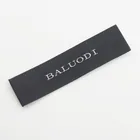 Customized your own clear clothing private brand name woven labels