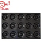 Bakeware for Bakery and Confectionery 15 multi-link cake mould non-stick silicone non stick coating with donut baking pan