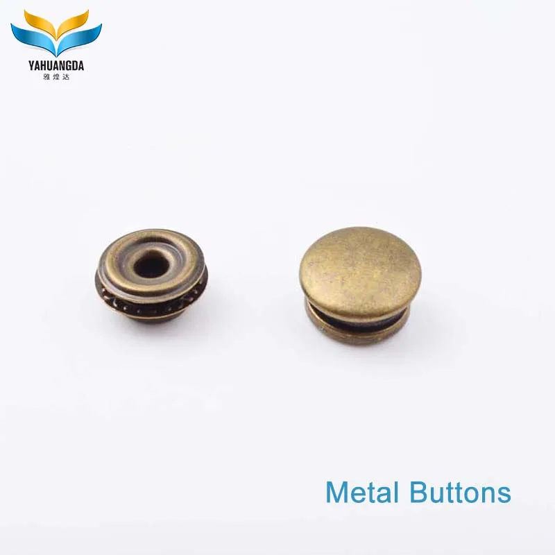 hot sale handbag accessories, metal brass snap button for bag hardware