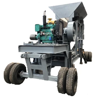 Mini PE400*600 Truck-mounted Jaw Mobile Crusher Plant Price For Sale