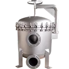 Multi bag housing in SS304 316 material with 2-24 nos of No.1 2 bag filter housing for water cleaning 200PSI HIGH PRESSURE