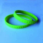 Wholesale Custom adjustable Silicone Wristband design your own silicone wristbands