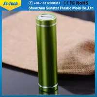 christmas gift items private label lipstick power bank 2600