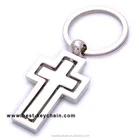 CUSTOM METAL CROSS PROMOTION SPINNING KEYCHAIN (BK11226)