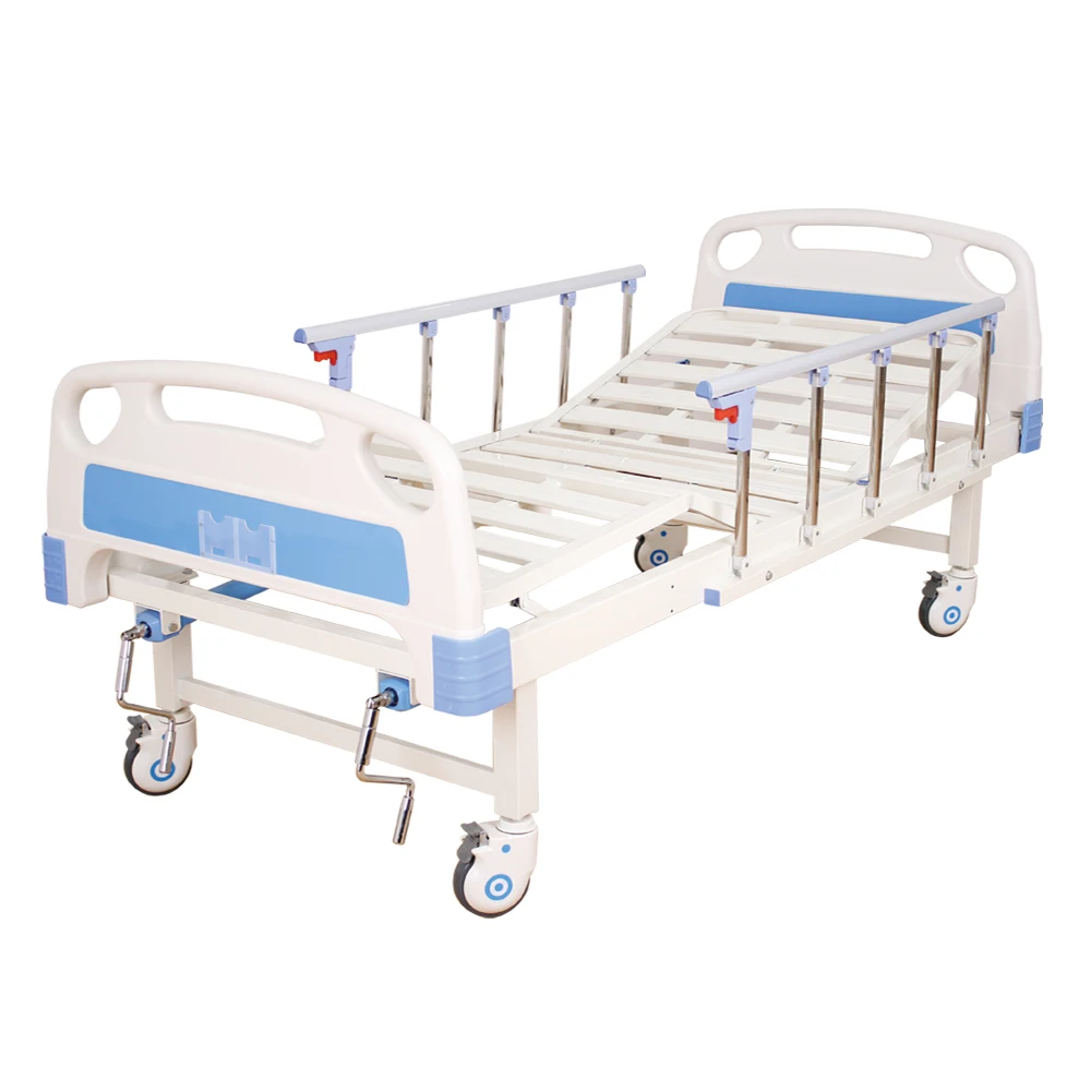 2 hand crank medical hospital bed