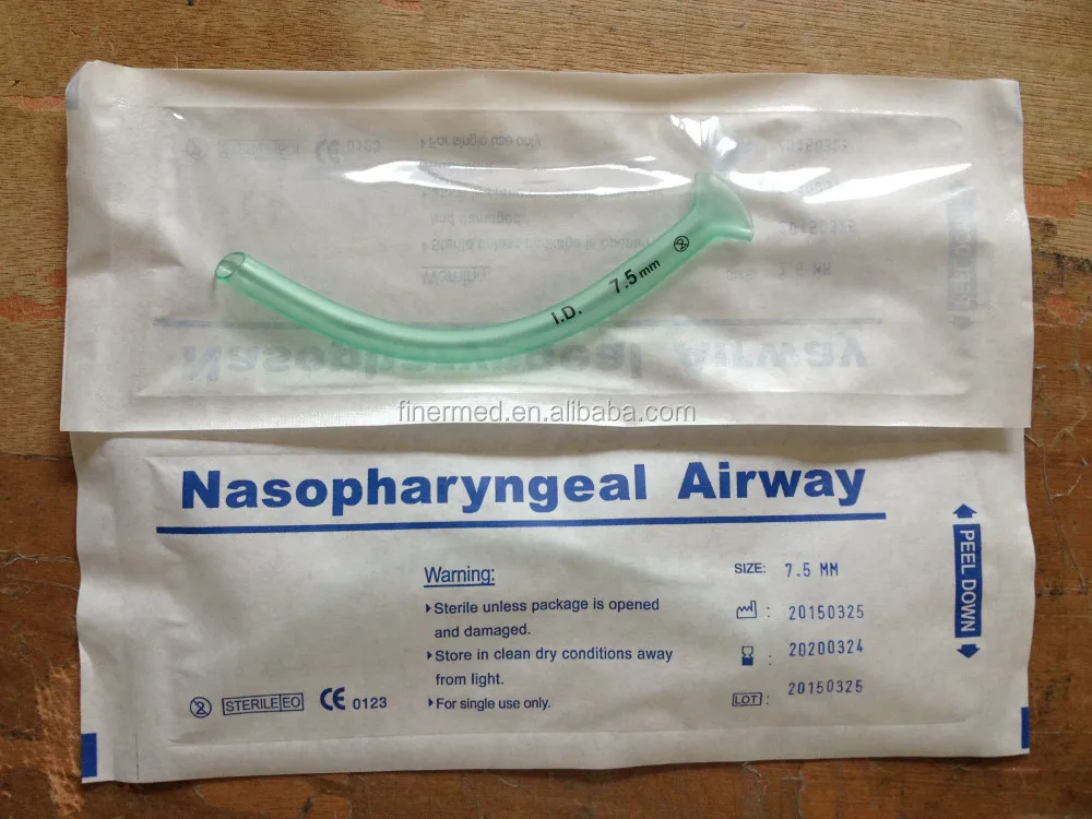 disposable nasal nasopharyngeal airway