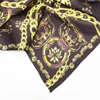 Digital print silk hair satin batik silk turkey scarf