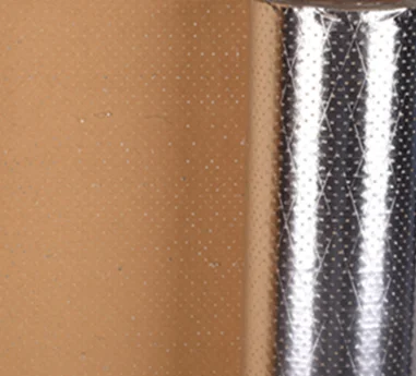 Perforated Foil Scrim Kraft Paper/reflective Sound Proofing Aluminum Foil Scrim Kraft