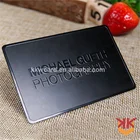 custom engraved black metal card gold pure black gold plated personal metal diamond card luxury business card metal