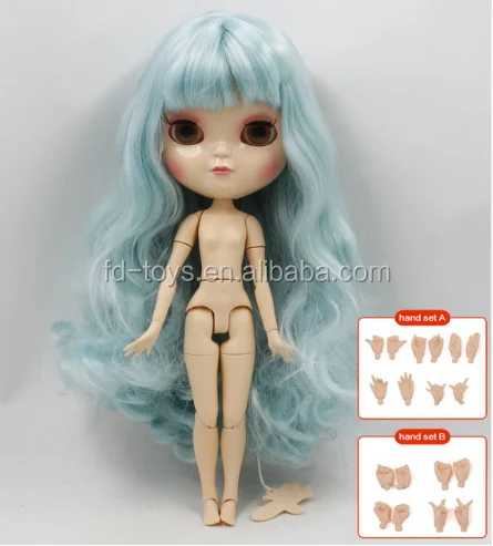 fairy curly hair plastic cheap bjd nude icy dolls for girls gift