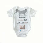 BKD 2019 GOTS custom design organic baby onesie apparel