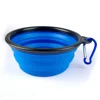 Wholesale foldable portable collapsible dog bowl silicone dog bowl