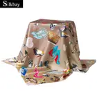 New design women lady handbag summer silk scarf with low price
