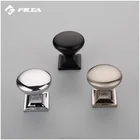 Round knob square base ORB classic furniture hardware cabinet knobs for wholesaler1295