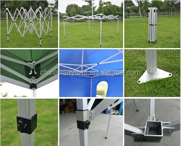 Movable Aluminum Alloy Folding Tent Marquee Gazebo Canopy