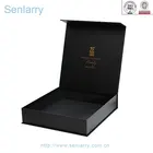 Custom design foldable rigid cardboard black magnetic gift box with magnet closure