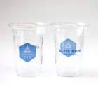 Milkshake smoothie plastic pet cup for cold drink
