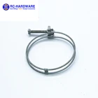 Stainless steel wire tension spring hose clamp for water fuel line