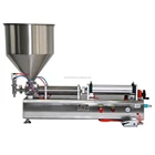Single Head Electric Cream Shampoo Liquid Paste Filling Filler Machine with Mixer, 1000ml
