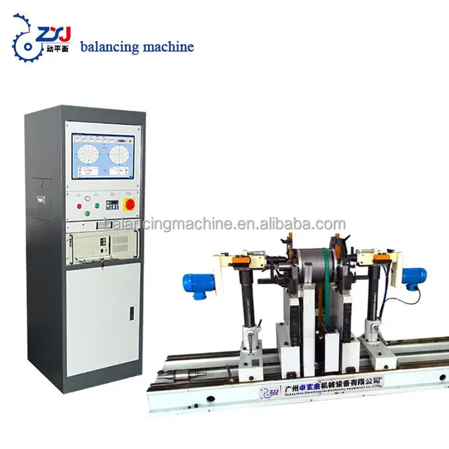 used drive shaft rotor dynamic balancing machine with bearing