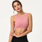 High quality gym clothing girls custom private label push up fitness tops sexy design sports bra for female