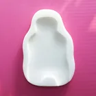 Customized lovely soft anti-slip baby cleaning bath sponge support mat for infant neonate