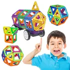 Magnetic building tiles bricks construction blocks