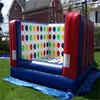 China supplier outdoor carnival party sport games giant air inflatable twister game for sale