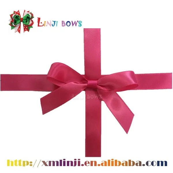 self adhesive satin ribbon bow for packing box gift wrapping box